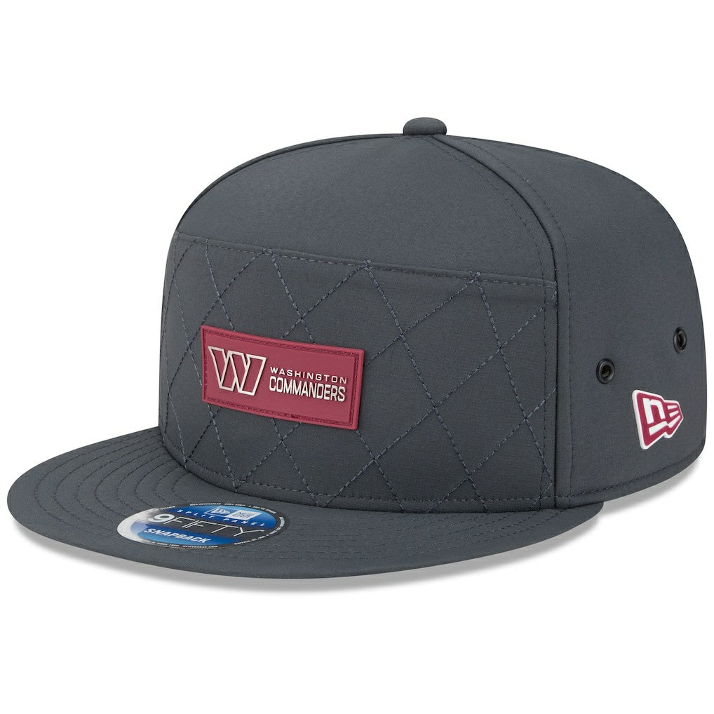 2025 Sideline Cold Weather Split Panel 9FIFTY Snapback Hat - Washington Commanders Hats
