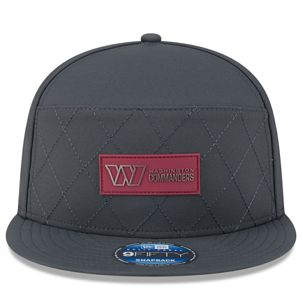 2025 Sideline Cold Weather Split Panel 9FIFTY Snapback Hat - Washington Commanders Hats