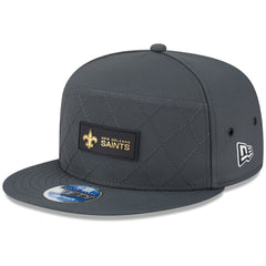 2025 Sideline Cold Weather Split Panel 9FIFTY Snapback Hat - New Orleans Saints Hats