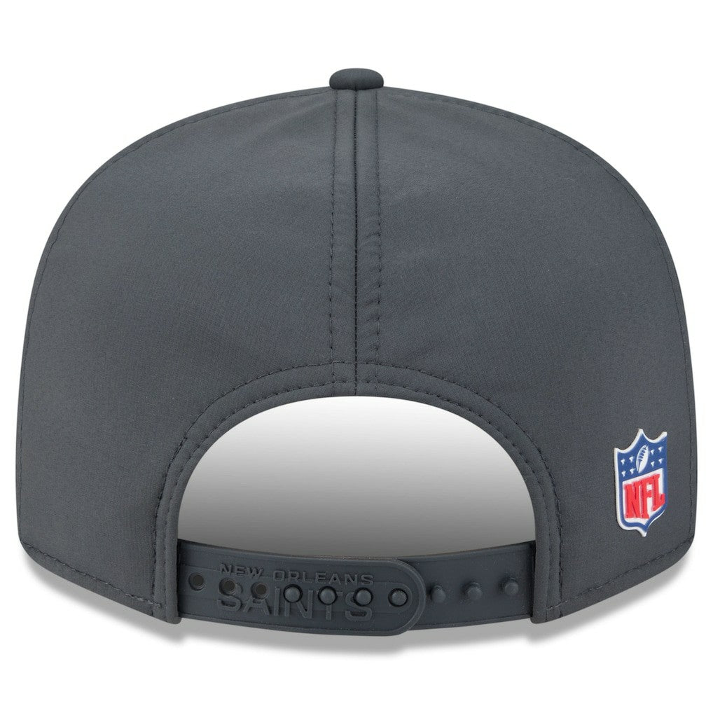 2025 Sideline Cold Weather Split Panel 9FIFTY Snapback Hat - New Orleans Saints Hats