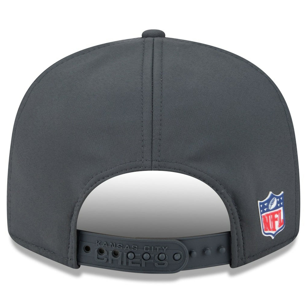 2025 Sideline Cold Weather Split Panel 9FIFTY Snapback Hat - Kansas City Chiefs Hats