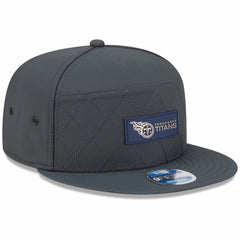 2025 Sideline Cold Weather Split Panel 9FIFTY Snapback Hat - Tennessee Titans Hats