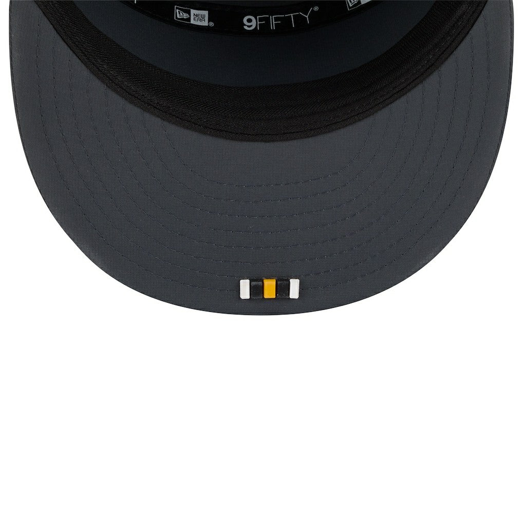 2025 Sideline Cold Weather Split Panel 9FIFTY Snapback Hat - Pittsburgh Steelers Hats