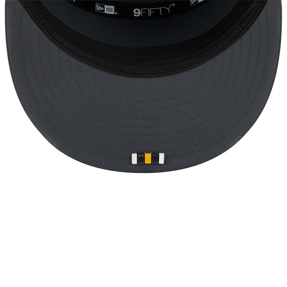 2025 Sideline Cold Weather Split Panel 9FIFTY Snapback Hat - Pittsburgh Steelers Hats