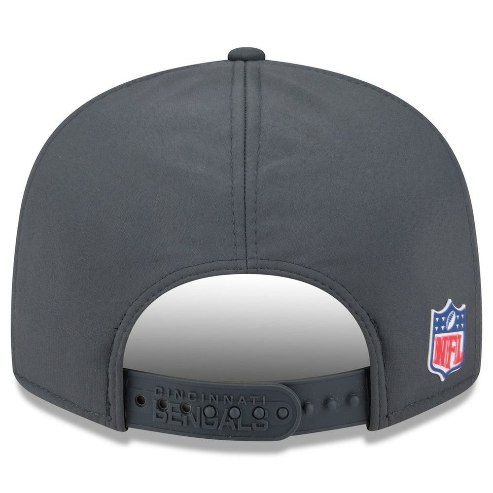 2025 Sideline Cold Weather Split Panel 9FIFTY Snapback Hat - Cincinnati Bengals Hats