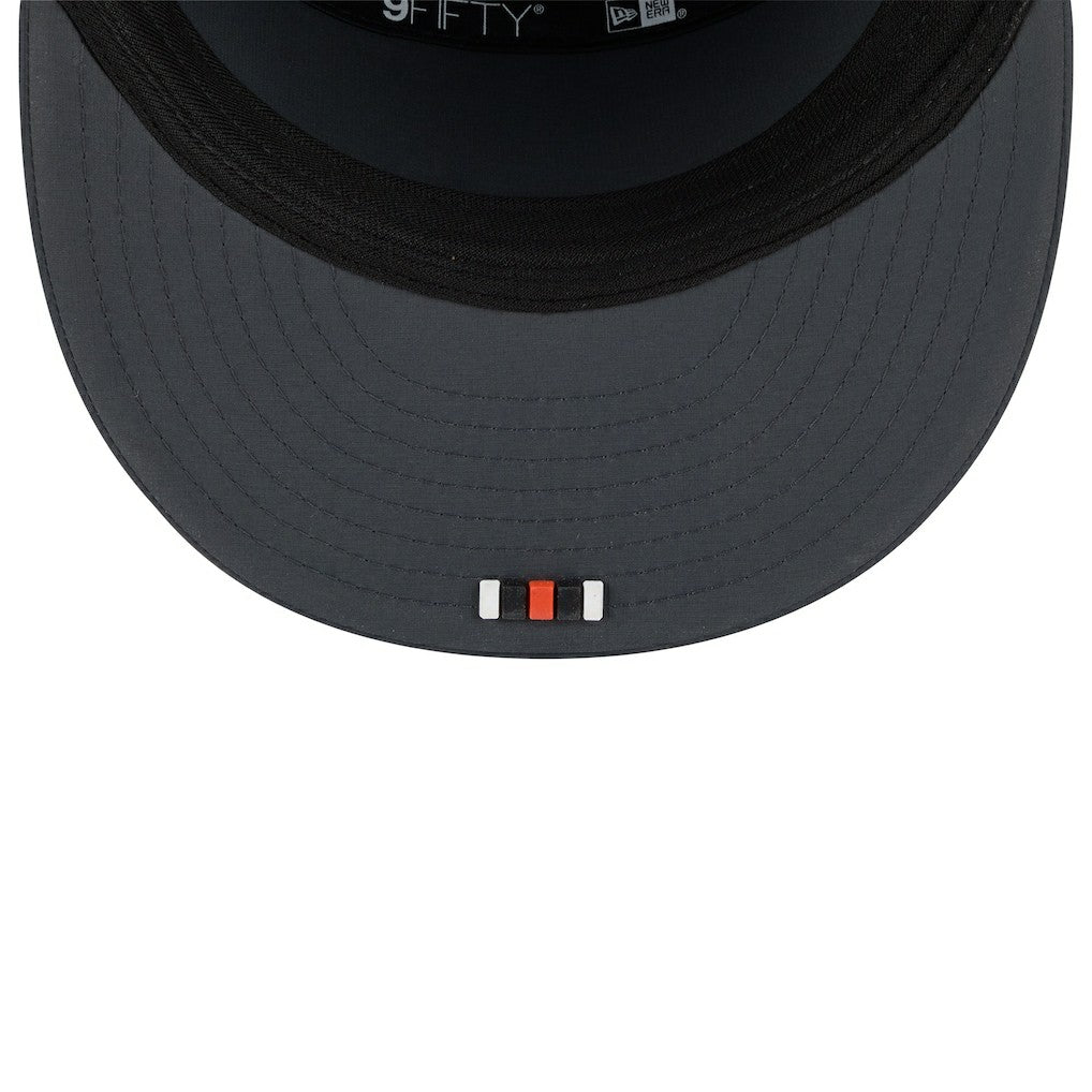 2025 Sideline Cold Weather Split Panel 9FIFTY Snapback Hat - Cincinnati Bengals Hats
