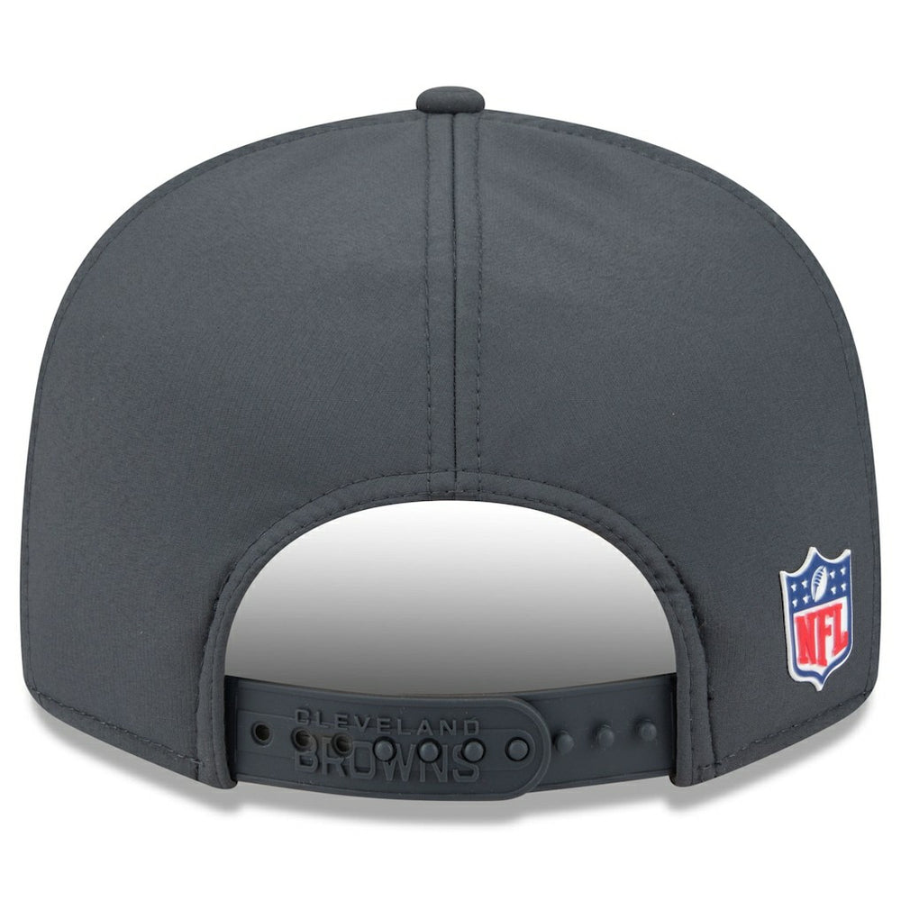 2025 Sideline Cold Weather Split Panel 9FIFTY Snapback Hat - Cleveland Browns Hats
