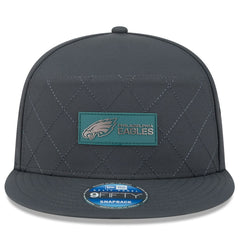 2025 Sideline Cold Weather Split Panel 9FIFTY Snapback Hat - Philadelphia Eagles Hats