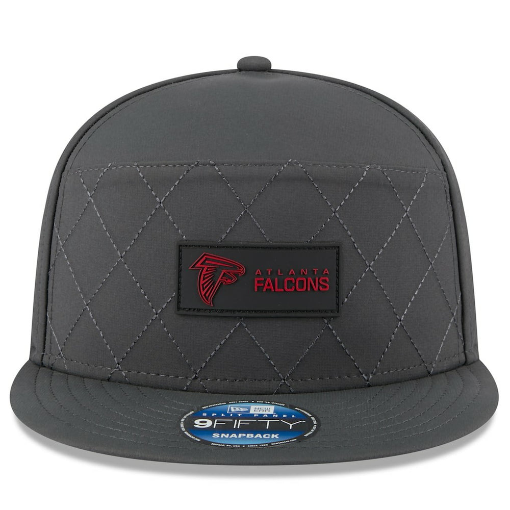2025 Sideline Cold Weather Split Panel 9FIFTY Snapback Hat - Atlanta Falcons Hats