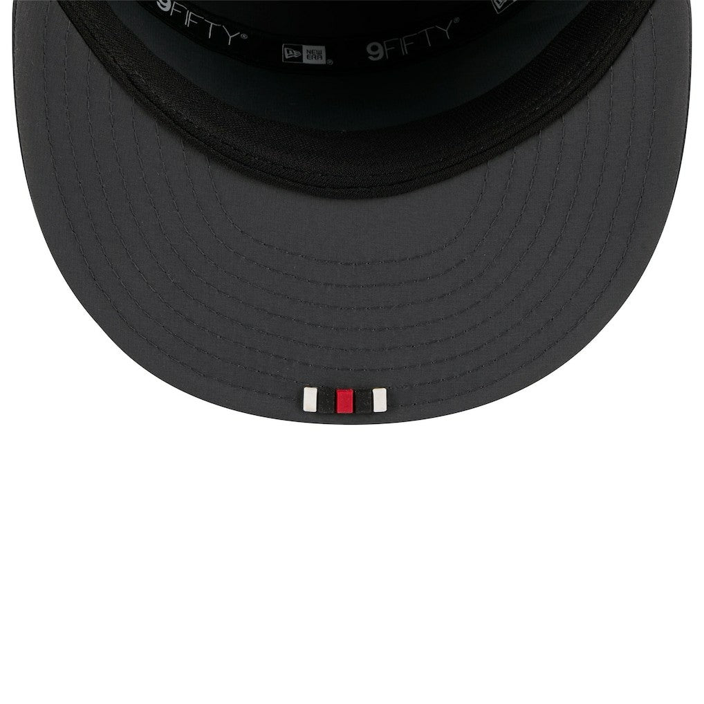 2025 Sideline Cold Weather Split Panel 9FIFTY Snapback Hat - Atlanta Falcons Hats