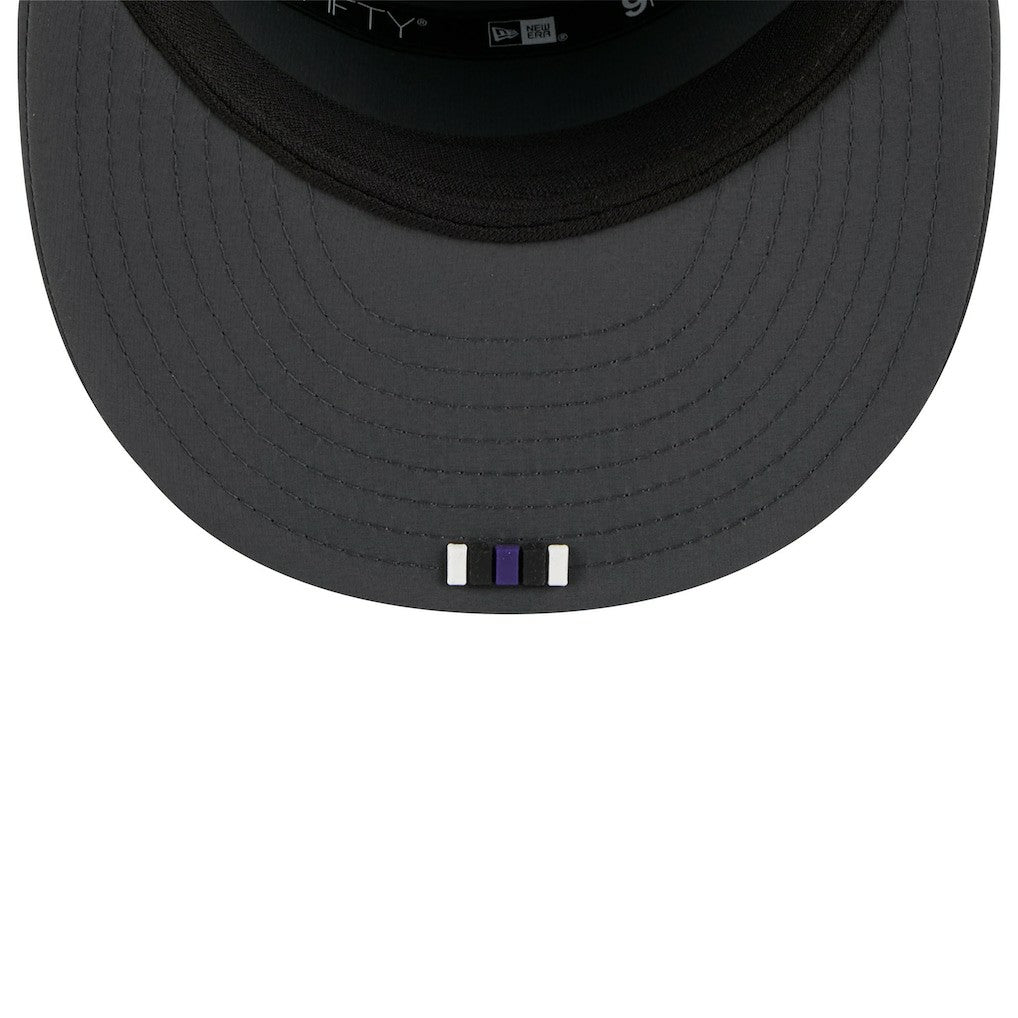 2025 Sideline Cold Weather Split Panel 9FIFTY Snapback Hat - Baltimore Ravens Hats