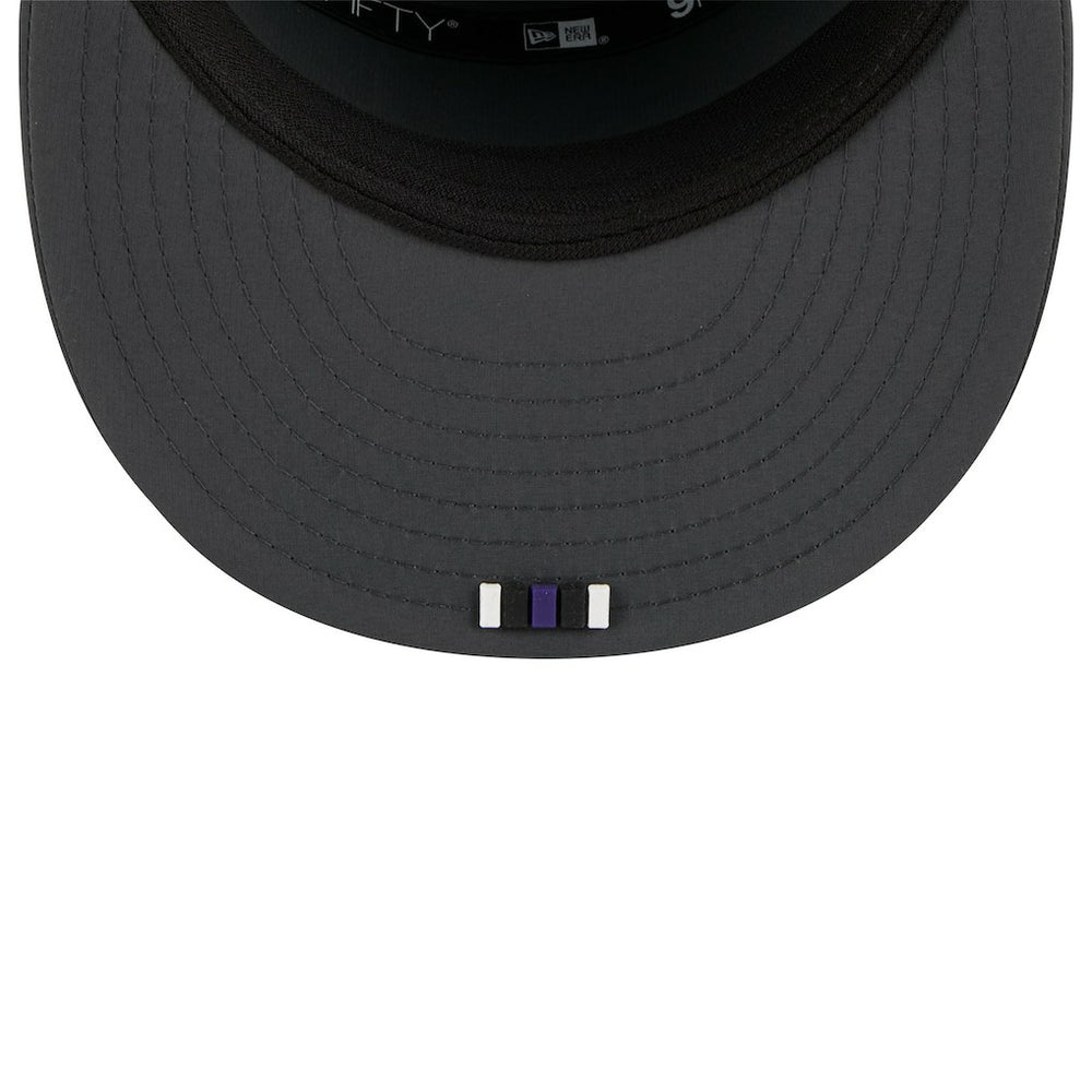 2025 Sideline Cold Weather Split Panel 9FIFTY Snapback Hat - Baltimore Ravens Hats