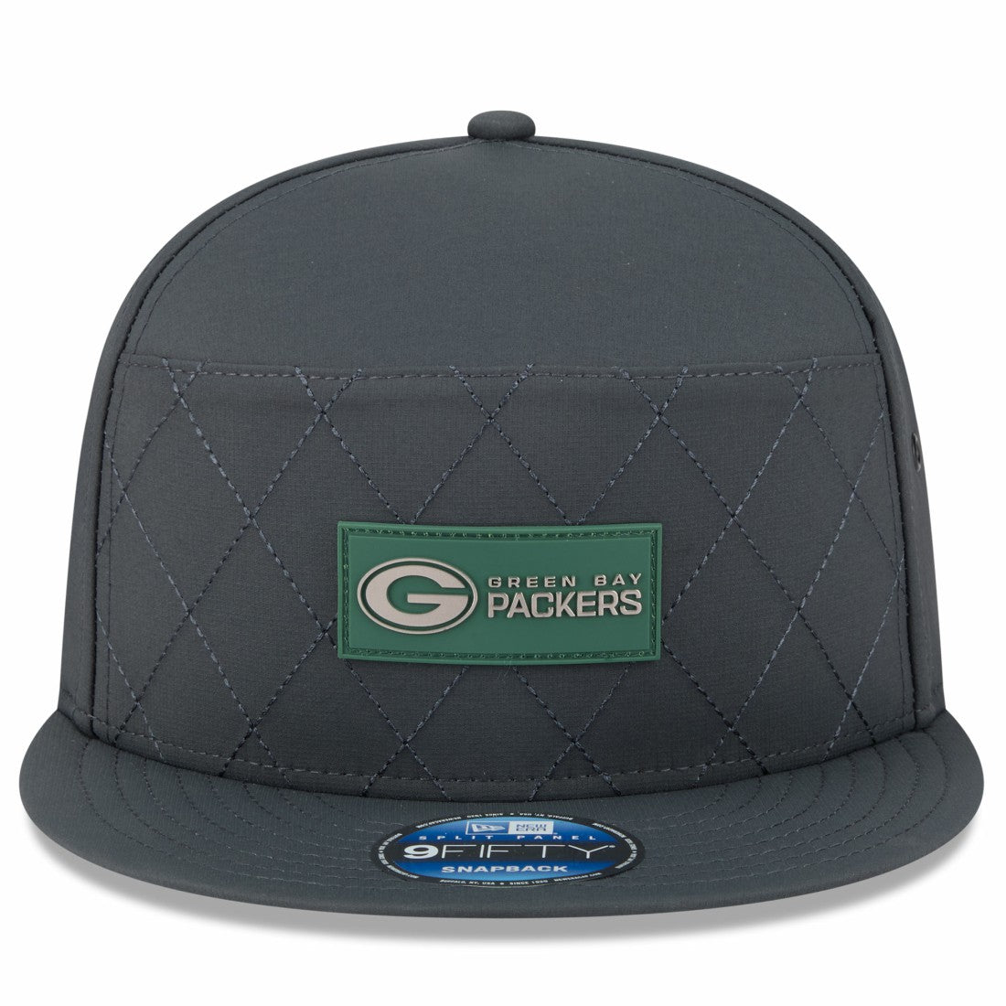 2025 Sideline Cold Weather Split Panel 9FIFTY Snapback Hat - Green Bay Packers Hats