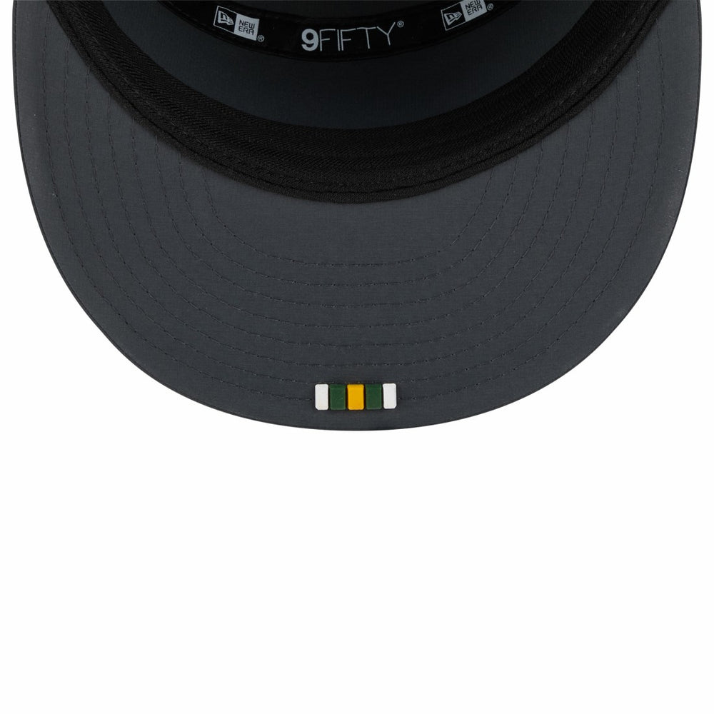 2025 Sideline Cold Weather Split Panel 9FIFTY Snapback Hat - Green Bay Packers Hats