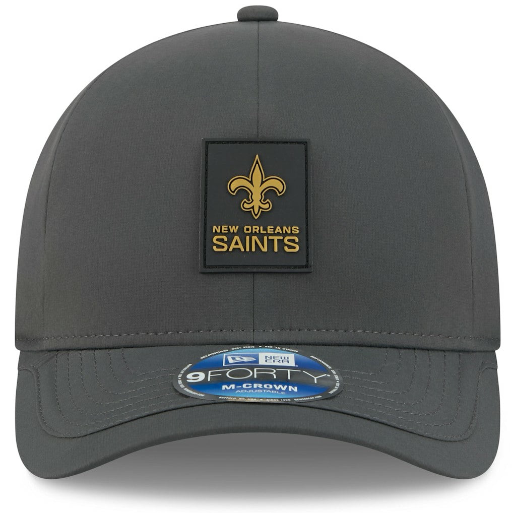 2025 Sideline Cold Weather 9FORTY M-Crown Adjustable Hat - New Orleans Saints Hats