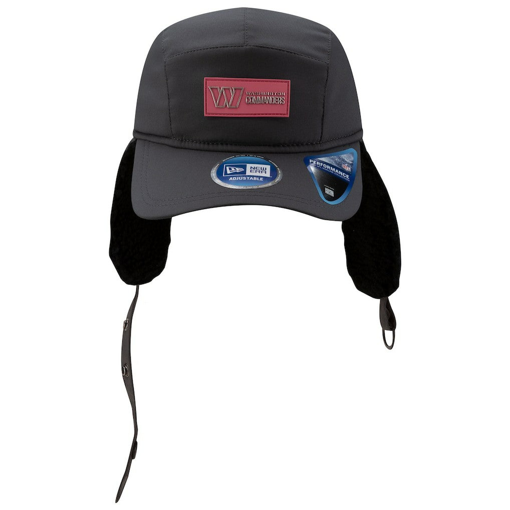 2025 Sideline Cold Weather Runner Dog Ear Adjustable Hat - Washington Commanders Hats