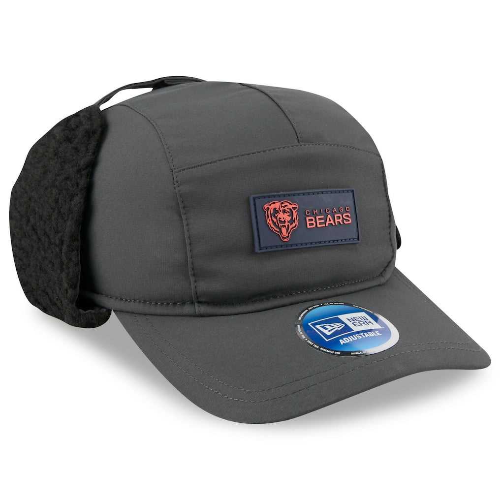 2025 Sideline Cold Weather Runner Dog Ear Adjustable Hat - Chicago Bears Hats