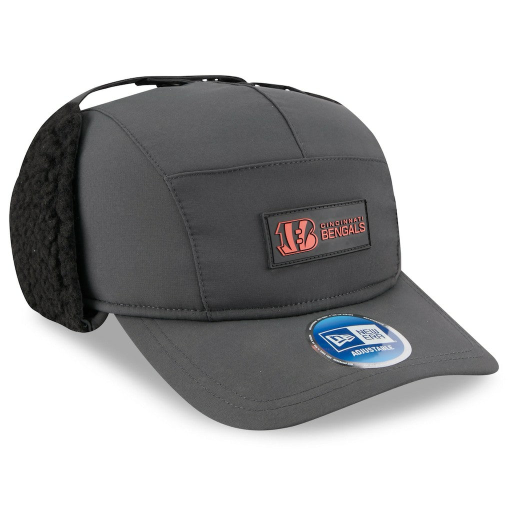 2025 Sideline Cold Weather Runner Dog Ear Adjustable Hat - Cincinnati Bengals Hats