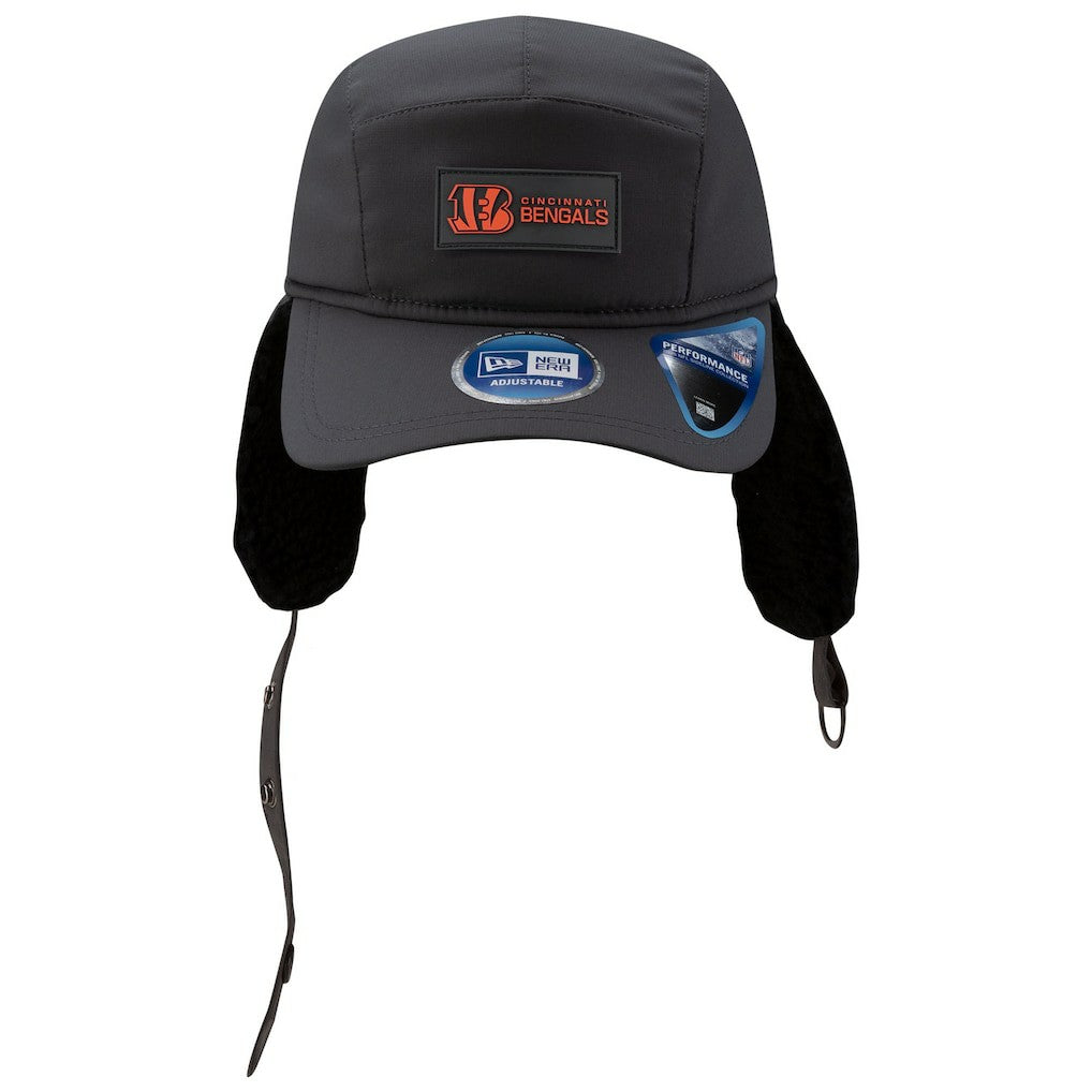 2025 Sideline Cold Weather Runner Dog Ear Adjustable Hat - Cincinnati Bengals Hats