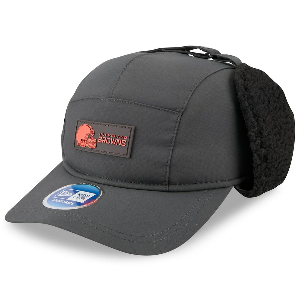 2025 Sideline Cold Weather Runner Dog Ear Adjustable Hat - Cleveland Browns Hats