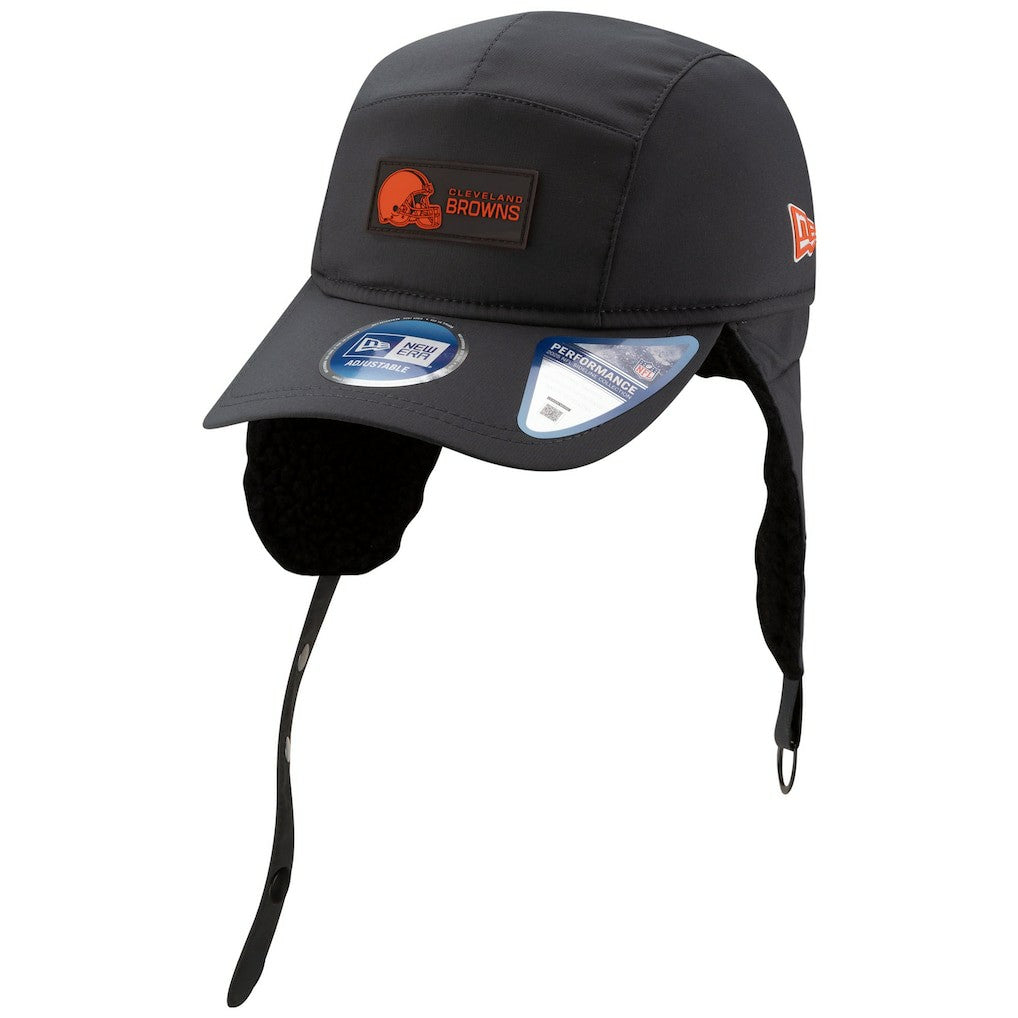 2025 Sideline Cold Weather Runner Dog Ear Adjustable Hat - Cleveland Browns Hats