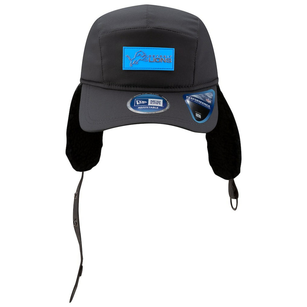 2025 Sideline Cold Weather Runner Dog Ear Adjustable Hat - Detroit Lions Hats