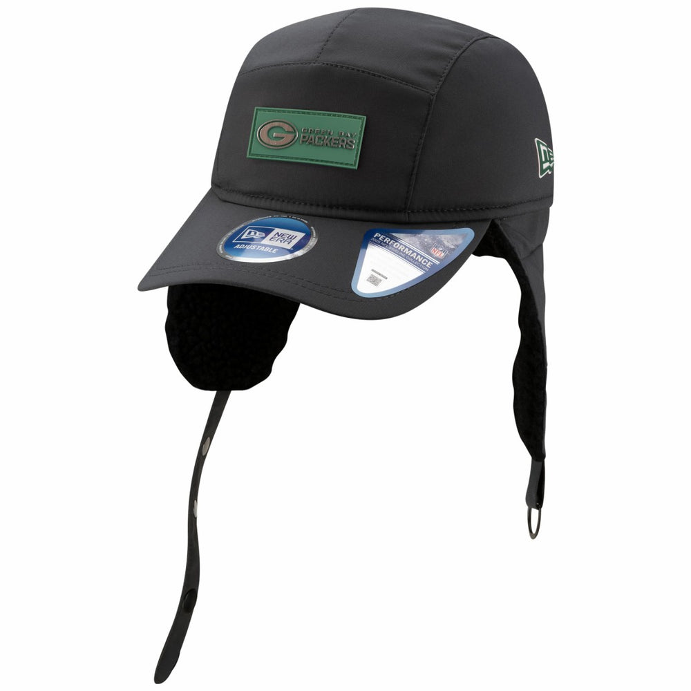 2025 Sideline Cold Weather Runner Dog Ear Adjustable Hat - Green Bay Packers Hats