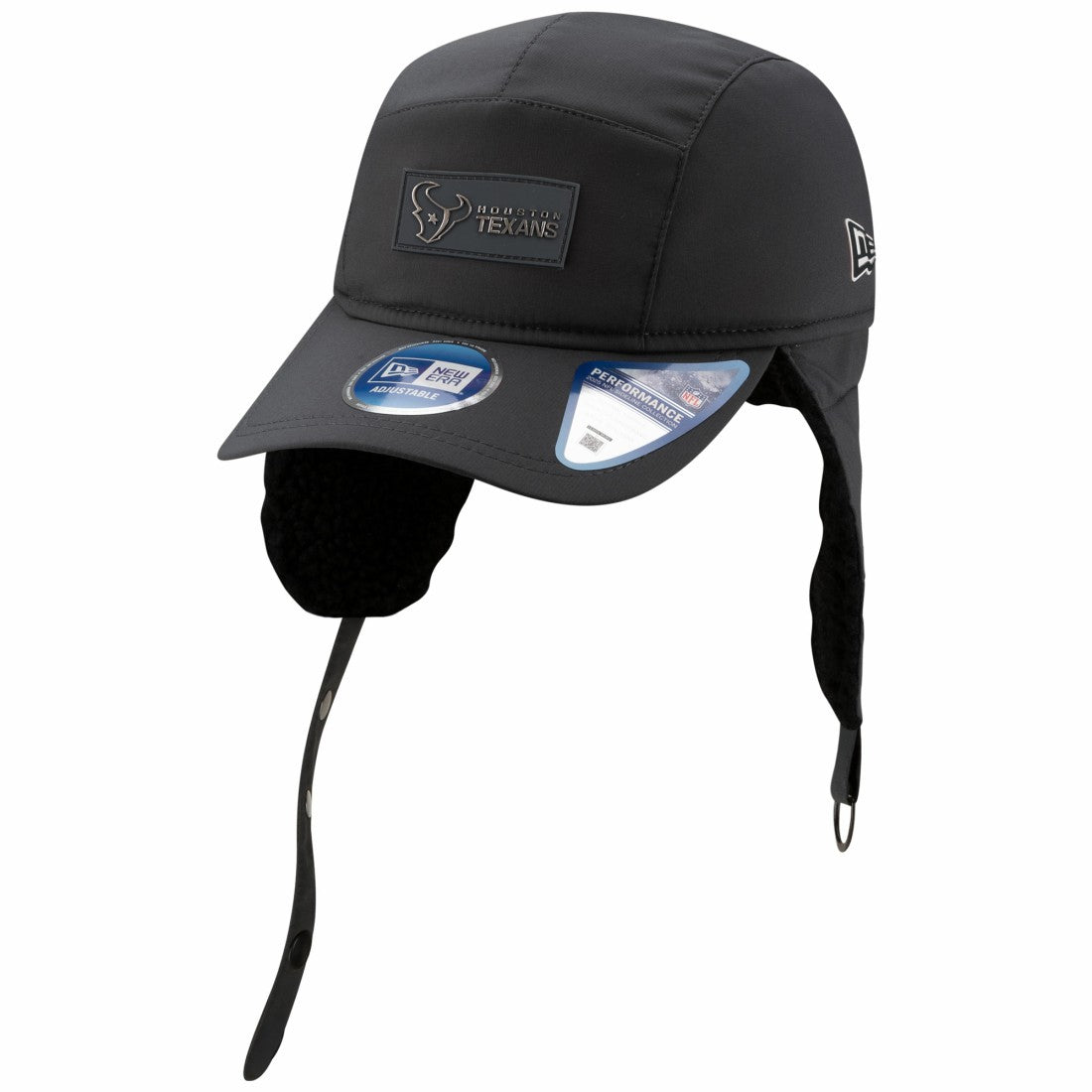 2025 Sideline Cold Weather Runner Dog Ear Adjustable Hat - Houston Texans Hats