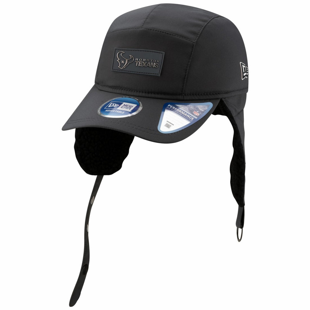 2025 Sideline Cold Weather Runner Dog Ear Adjustable Hat - Houston Texans Hats