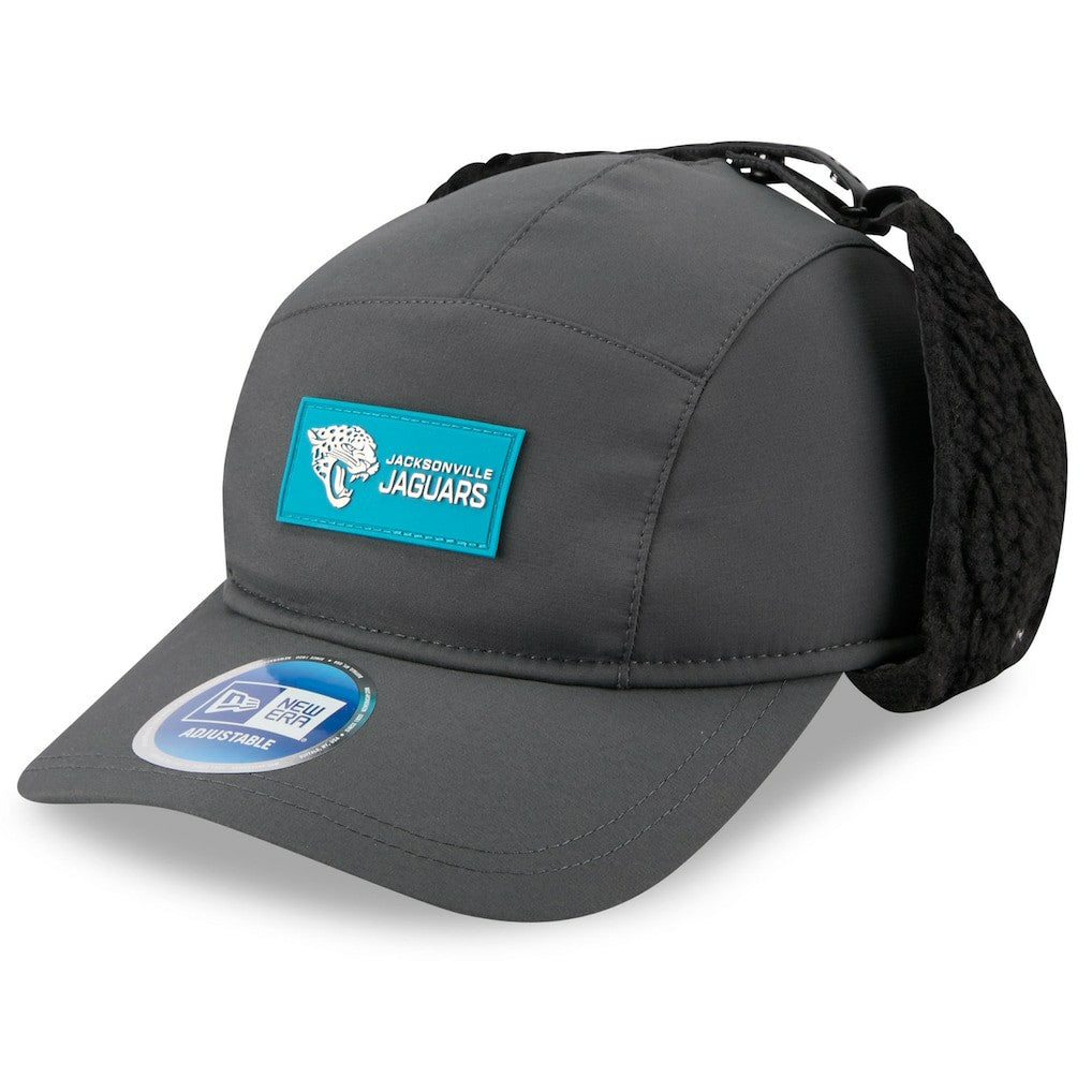 2025 Sideline Cold Weather Runner Dog Ear Adjustable Hat - Jacksonville Jaguars Hats