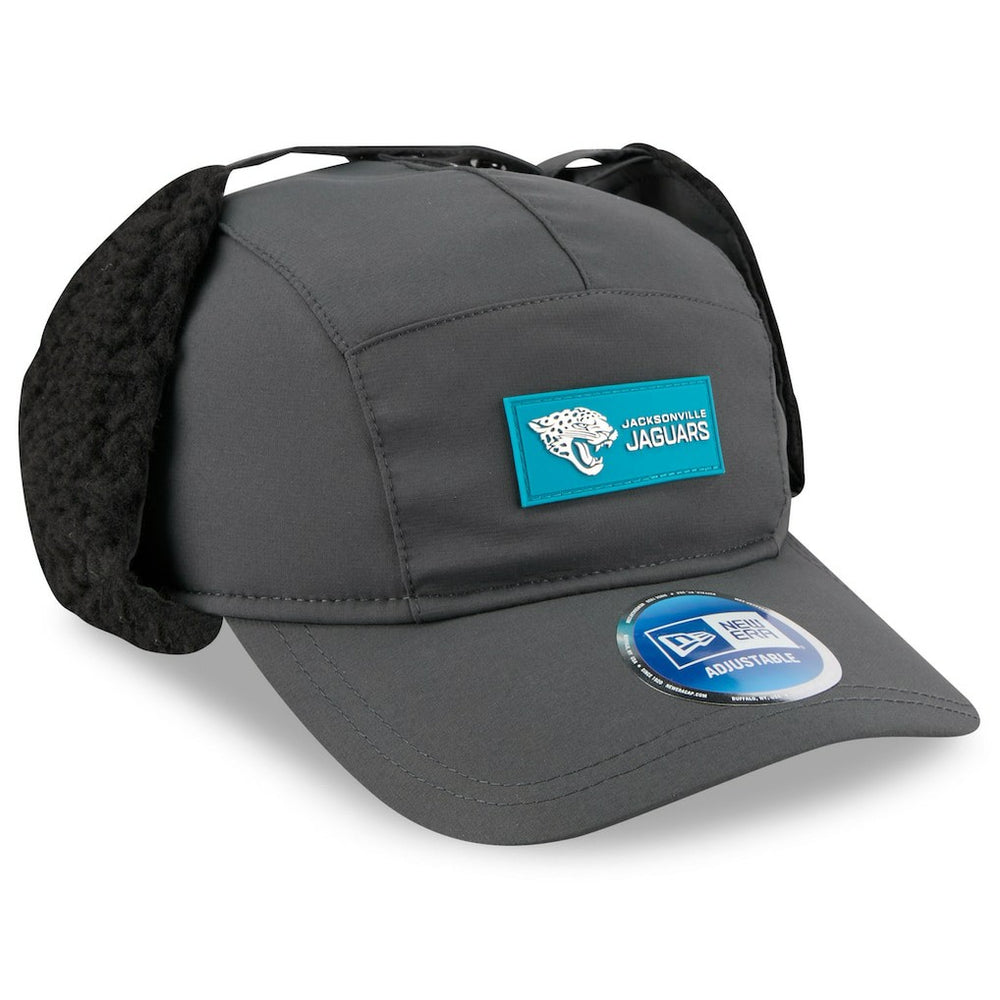2025 Sideline Cold Weather Runner Dog Ear Adjustable Hat - Jacksonville Jaguars Hats