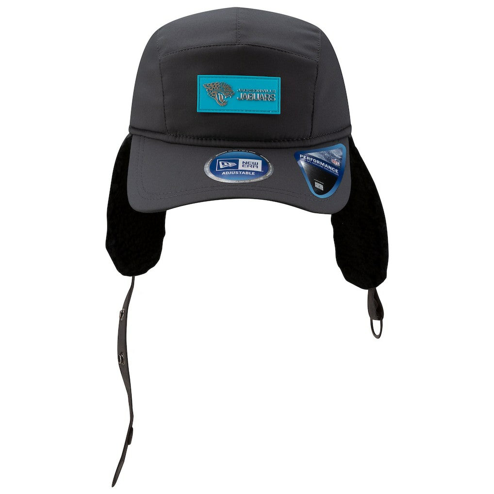 2025 Sideline Cold Weather Runner Dog Ear Adjustable Hat - Jacksonville Jaguars Hats