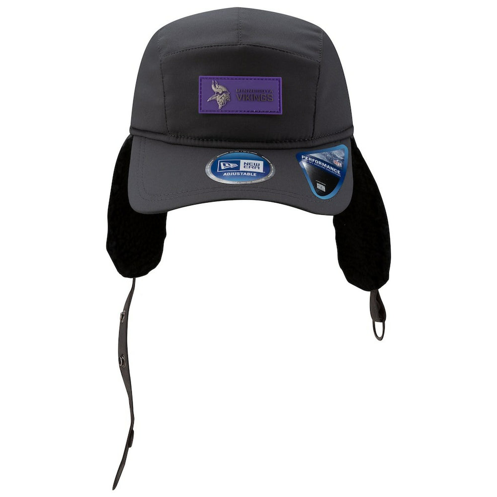 2025 Sideline Cold Weather Runner Dog Ear Adjustable Hat - Minnesota Vikings Hats