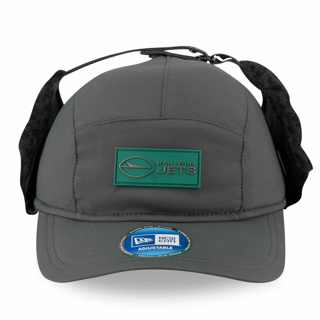 2025 Sideline Cold Weather Runner Dog Ear Adjustable Hat - New York Jets Hats