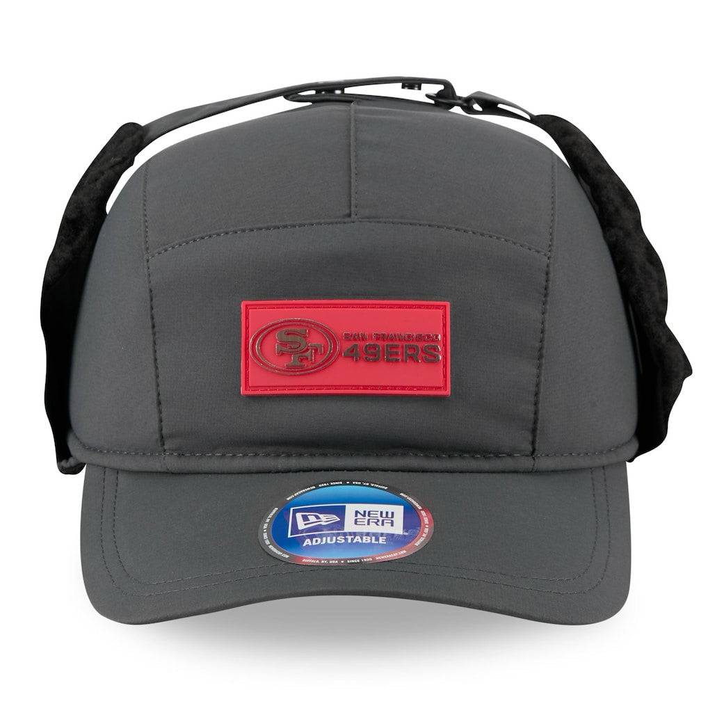 2025 Sideline Cold Weather Runner Dog Ear Adjustable Hat - San Francisco 49ers Hats