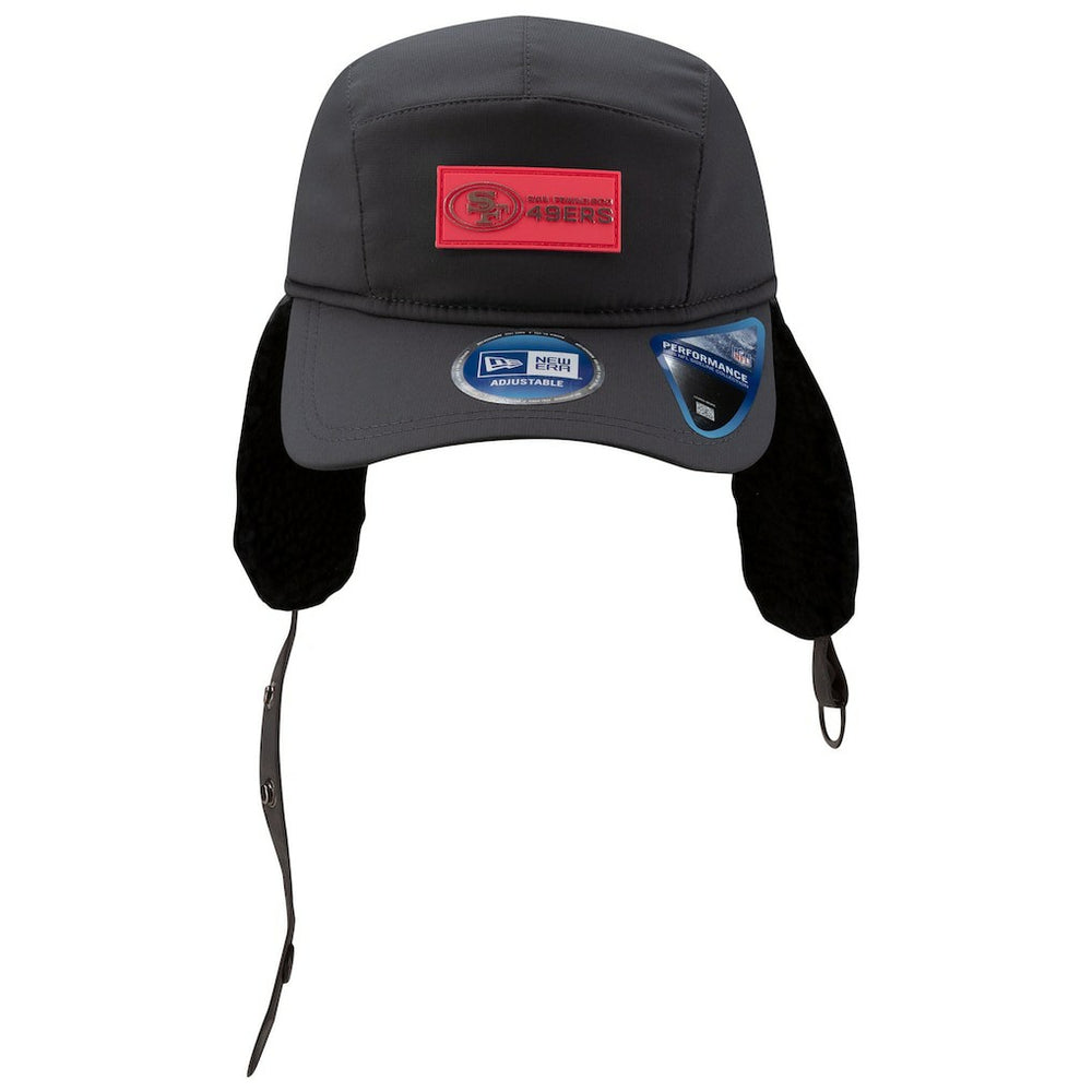 2025 Sideline Cold Weather Runner Dog Ear Adjustable Hat - San Francisco 49ers Hats