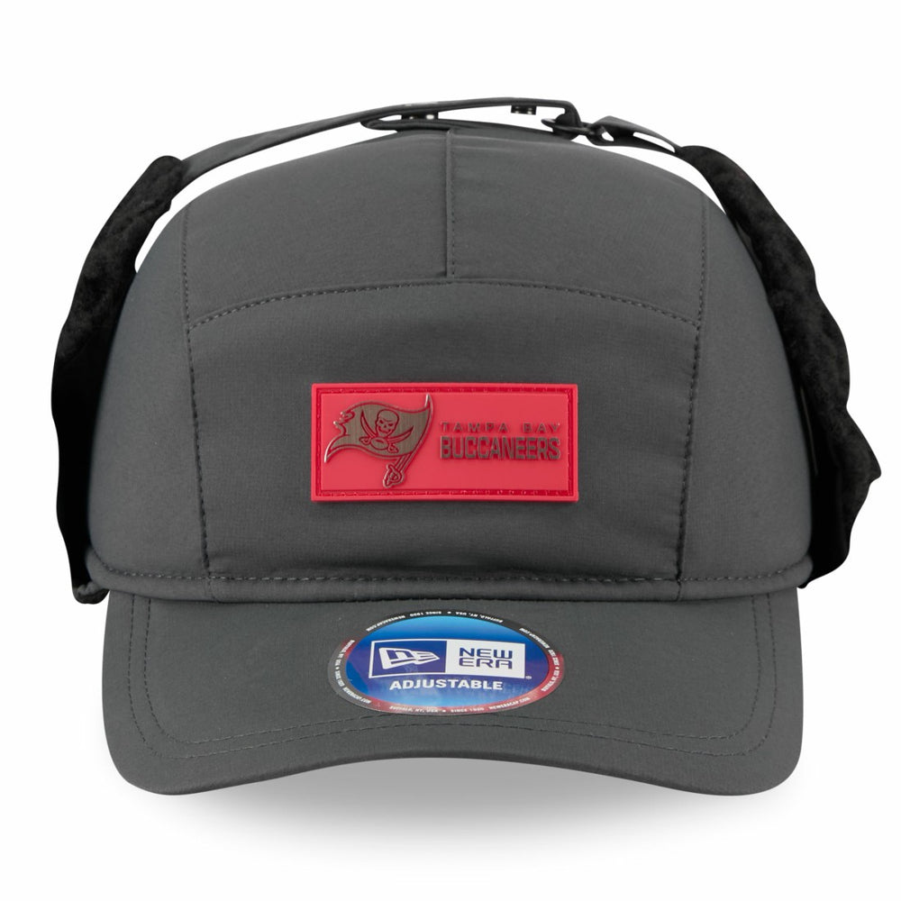2025 Sideline Cold Weather Runner Dog Ear Adjustable Hat - Tampa Bay Buccaneers Hats