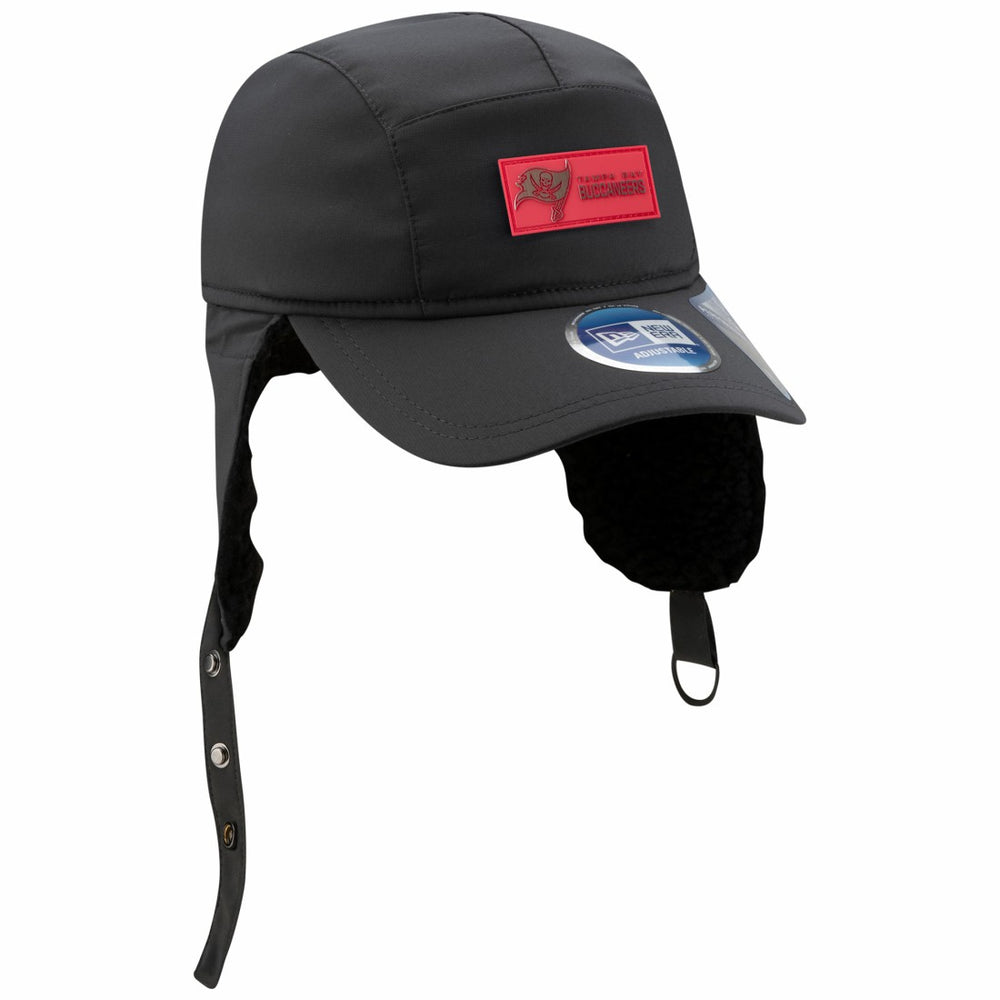 2025 Sideline Cold Weather Runner Dog Ear Adjustable Hat - Tampa Bay Buccaneers Hats