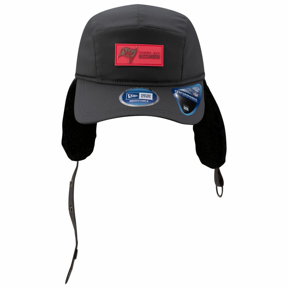 2025 Sideline Cold Weather Runner Dog Ear Adjustable Hat - Tampa Bay Buccaneers Hats