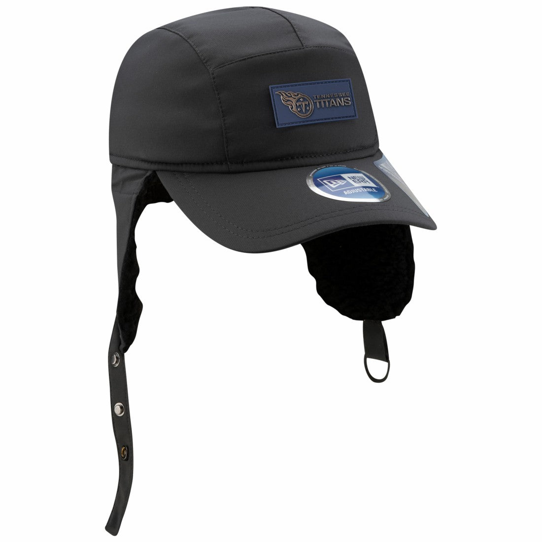 2025 Sideline Cold Weather Runner Dog Ear Adjustable Hat - Tennessee Titans Hats
