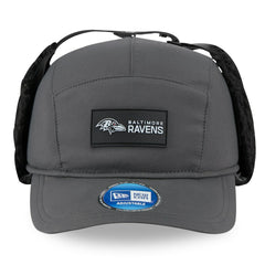 2025 Sideline Cold Weather Runner Dog Ear Adjustable Hat - Baltimore Ravens Hats