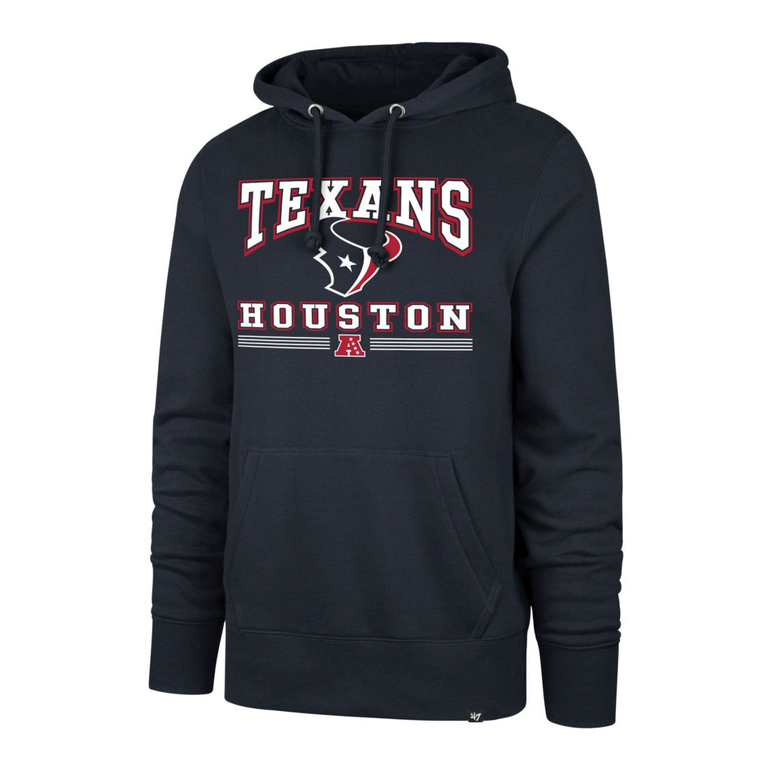'47 Packed House Headline Pullover Hoodie - Houston Texans Hoodies