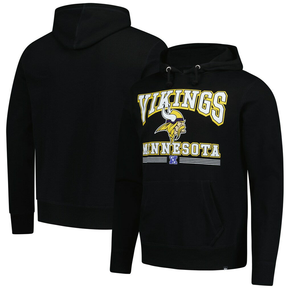 '47 Packed House Headline Pullover Hoodie - Minnesota Vikings Hoodies