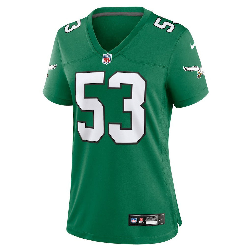 Zack Baun  Women's Alternate Game Jersey - Philadelphia Eagles Jerseys