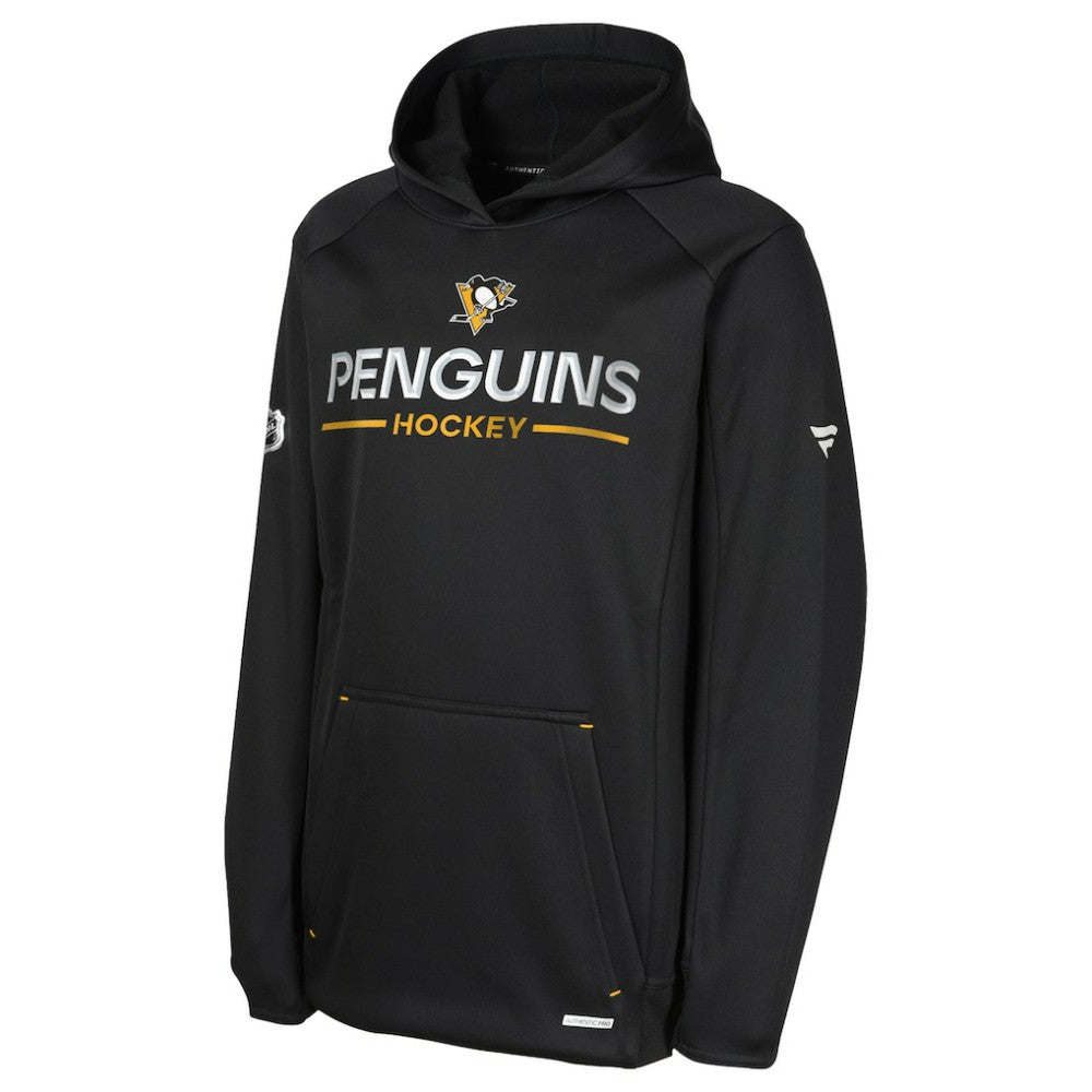 NHL Pittsburgh Penguins Fanatics Youth Authentic Pro Rink Raglan Hoodie