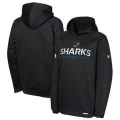 NHL San Jose Sharks Fanatics Youth Authentic Pro Rink Raglan Hoodie