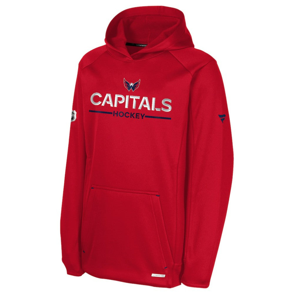 NHL Washington Capitals Fanatics Youth Authentic Pro Rink Raglan Hoodie