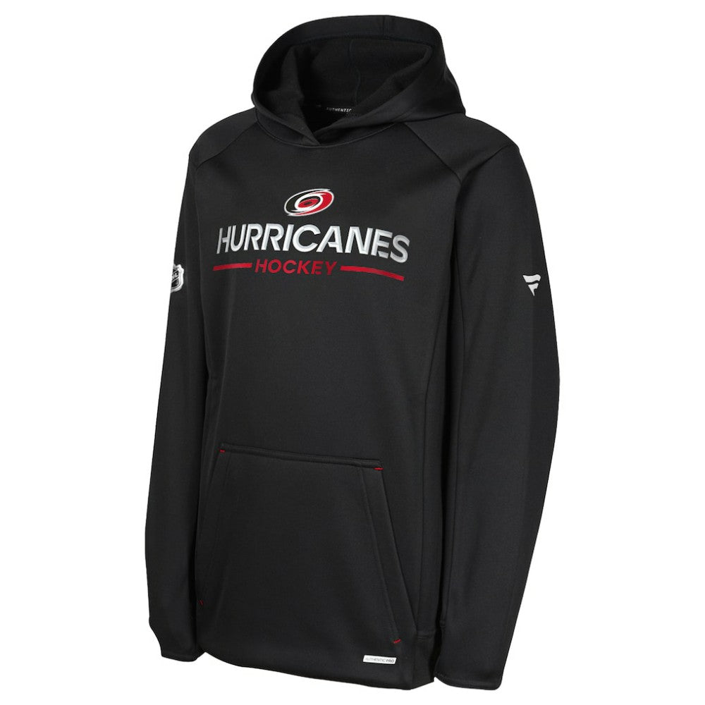 NHL Carolina Hurricanes Fanatics Youth Authentic Pro Rink Raglan Hoodie