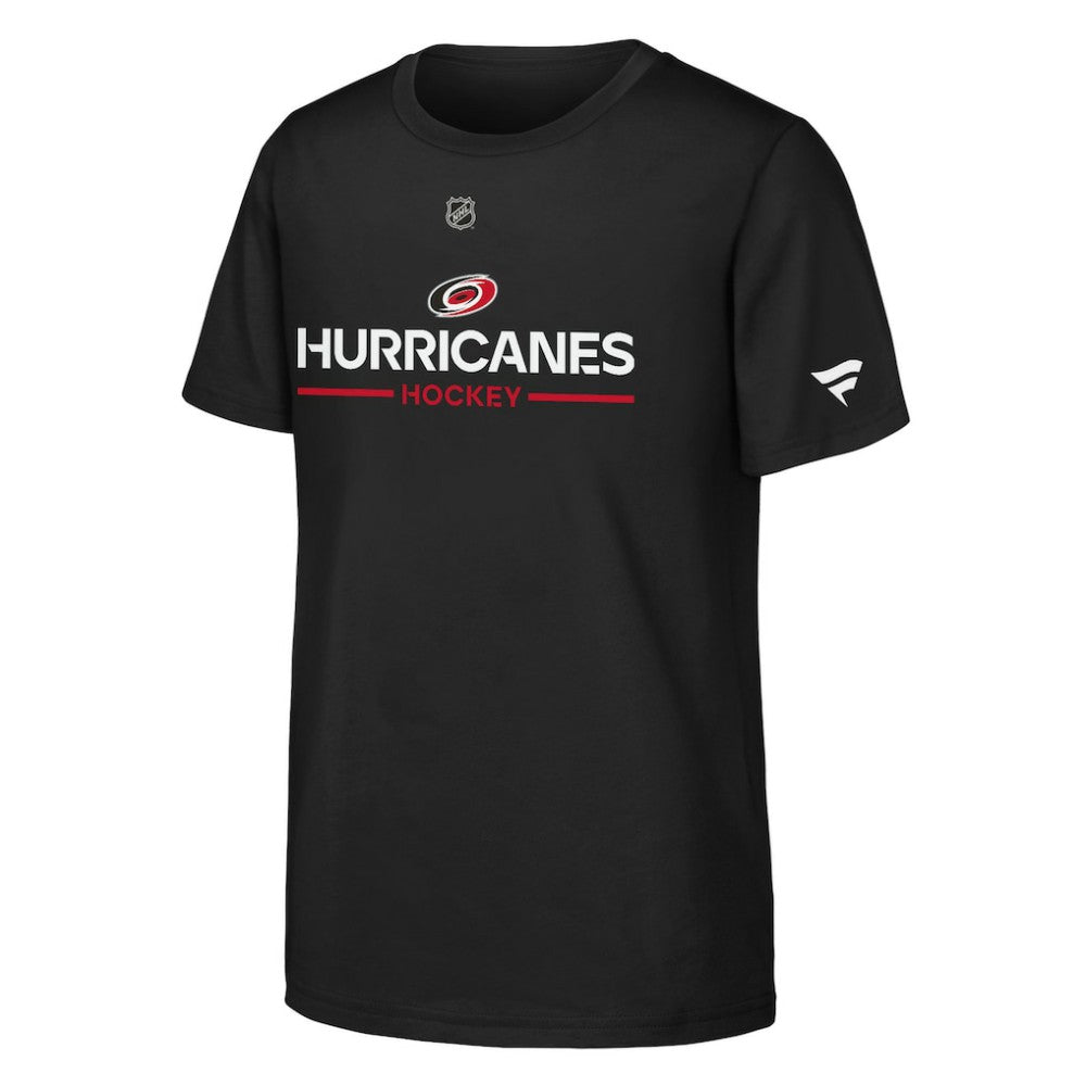 NHL Carolina Hurricanes Fanatics Youth Authentic Pro Wordmark T-Shirt