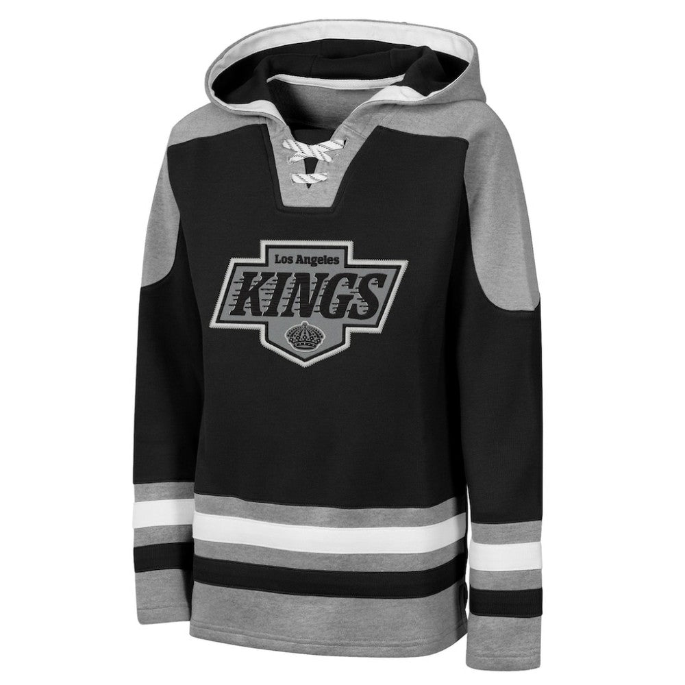 NHL Los Angeles Kings Outerstuff Youth Ageless Must Have Home V-Neck Hoodie